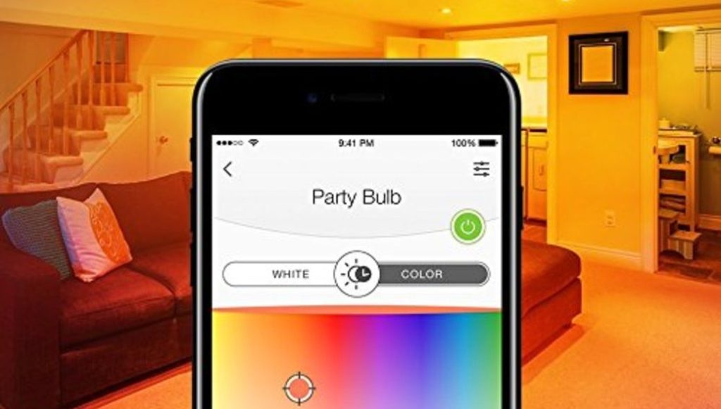 Smart home tech Party bulb